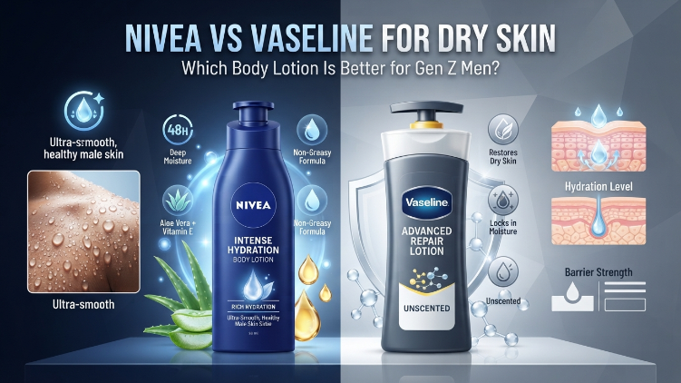 i am a genz man. are nivea body lotions better than vaseline for dry skin?