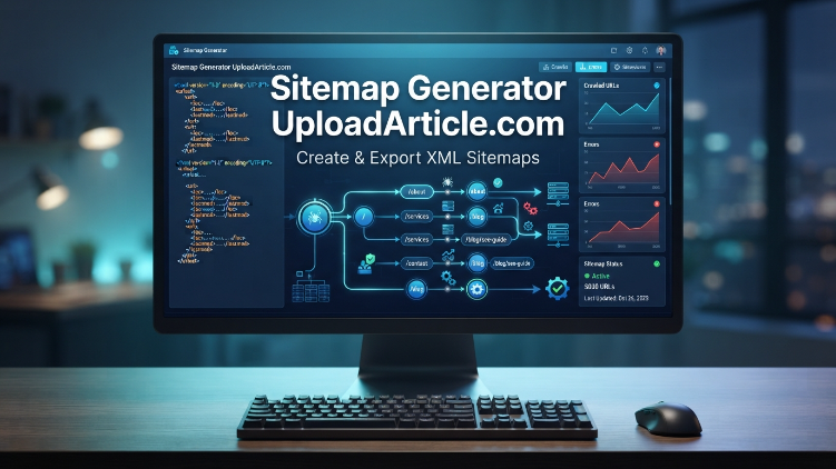 sitemap generator uploadarticle.com